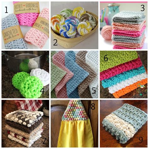 Washcloth Tawashi And Dishcloth Patterns Roundup Ambassador Crochet