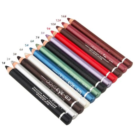 12 Colors Eye Make Up Eyeliner Pencil Long Lasting Waterproof Eye Liner