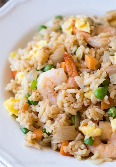 Easy Shrimp Fried Rice Food And Drink