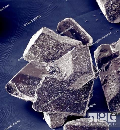 A Scanning Electron Microscope Sem Image Of Sugar Grains