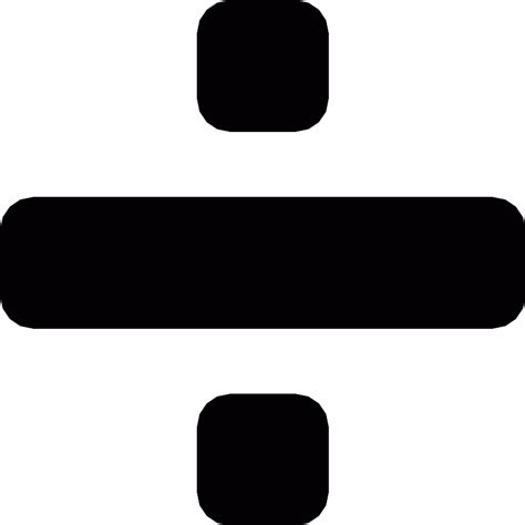 Division Symbol Vector Svg Icon Svg Repo