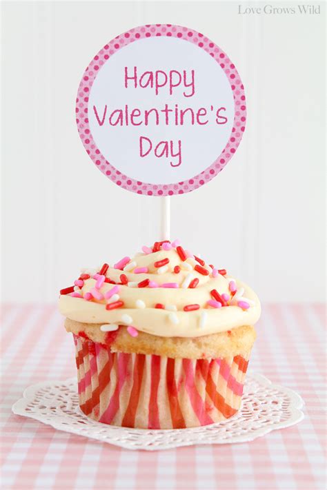 Valentine Cupcake Topper Printable for Boys & Girls - Love ...