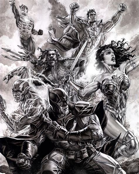 Justice League By Lee Bermejo Sketch By Batmanmoumen On Deviantart