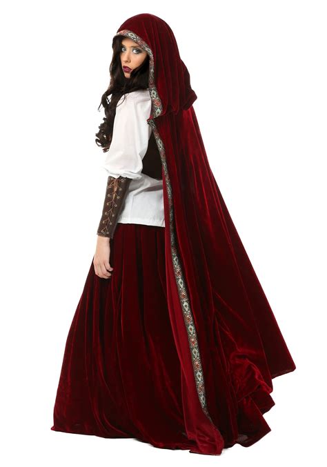 Deluxe Red Riding Hood Plus Size Costume 1x 2x 3x 4x 5x 6x 7x