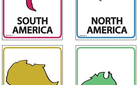 Continents Flash Cards Social Studies Pinterest Social Studies