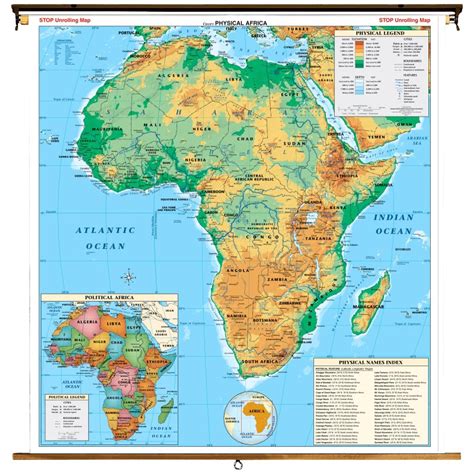 Sub Saharan Africa Physical Map Verjaardag Vrouw 2020