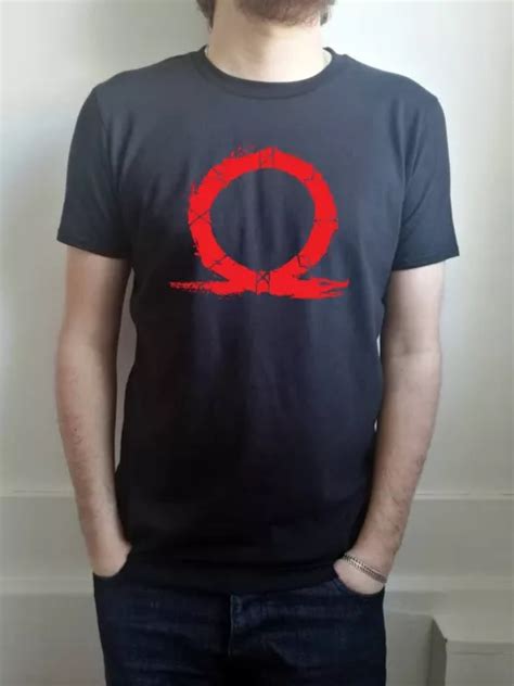 God Of War Omega Symbol And Runes Logo Mens Gamer T Shirt 1933