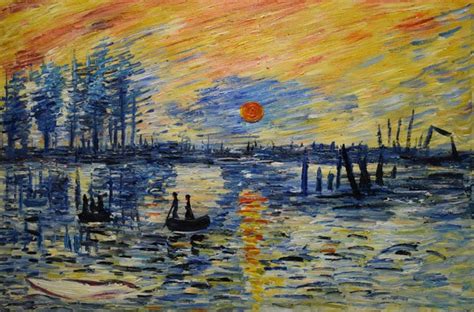 Handpainted Impressionism Claude Monet Oil Painting On