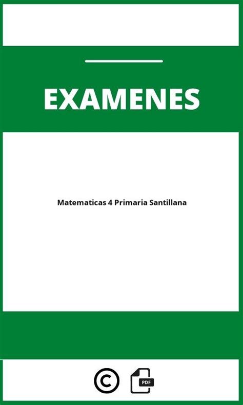 New Examen Santillana Primaria Matematicas Examenes Png Ense Hot Sex Picture