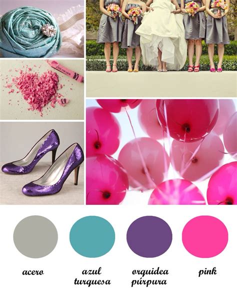 Pink Purple Teal And Greygreen Gorgeous Purple