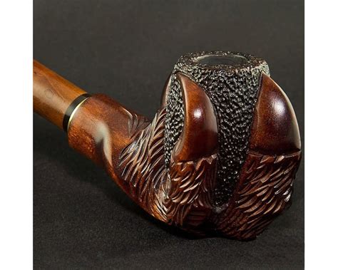 78 Paw Long Carved Wooden Smoking Pipe With Etsy