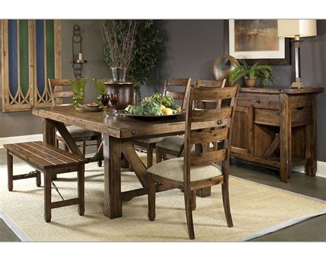 Look at our huge variety of traditional bedroom furniture for your home. Fairmont Designs Dining Room Set Turnbuckle FA-S4100-03Set