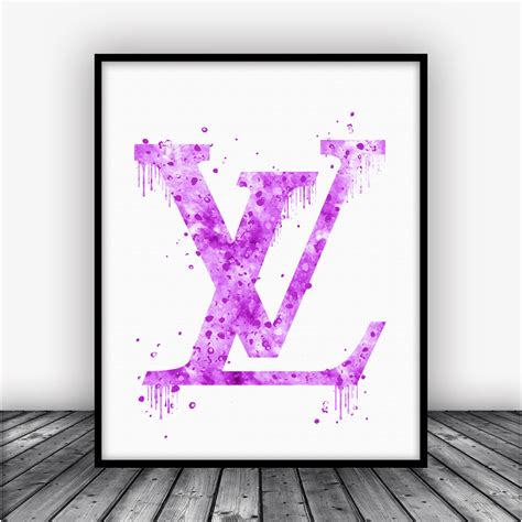It's super easy art tutorial, only follow me step by step, if you need more time. Louis Vuitton Logo Dripping Art Print Poster