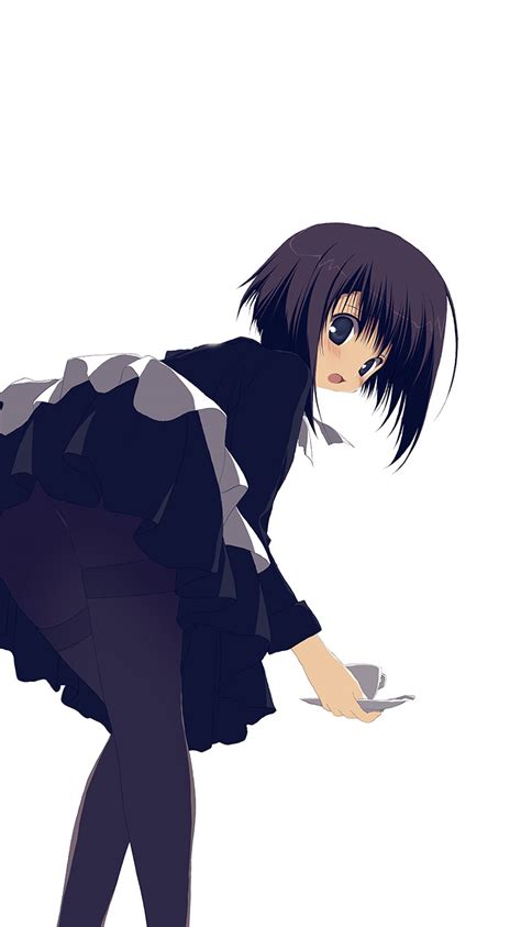 Av81 Girl Anime Black Dress Cute Illustration Art Japanese Wallpaper