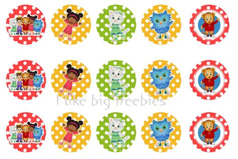 Freebies: Daniel Tiger bottlecap images (Daniel Tiger's Neighborhood)
