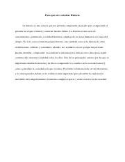 Modulo Tarea Para Que Sirve Estudiar Historia Pdf Para Que