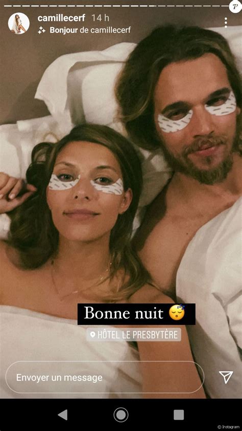 Fin avril, la jeune femme de 26 ans avait évoqué l'existence d'un nouvel homme dans sa vie. Camille Cerf poste une photo de couple intime en story ...