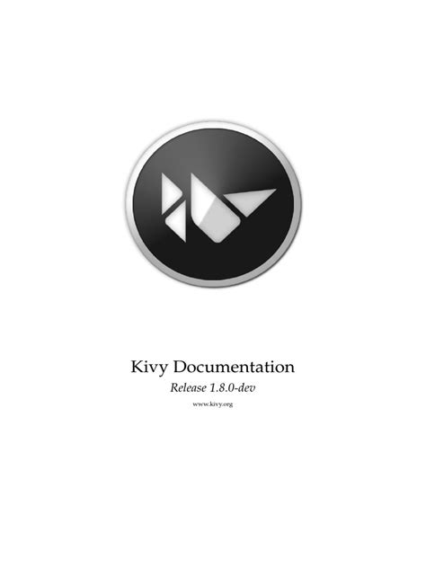 Kivy Documentation Pdf System Software Computer Architecture