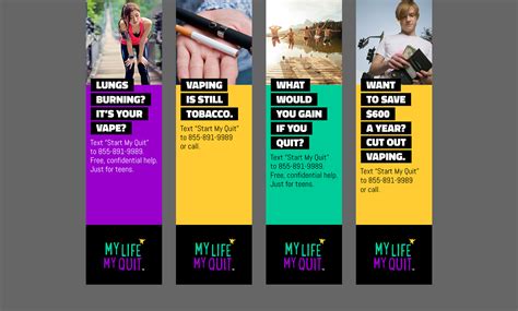 My Life My Quit Youth Anti Vaping Campaign On Behance