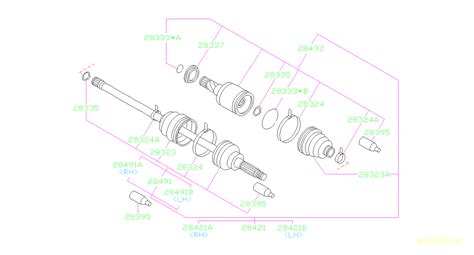 2021 subaru ascent axle shaft oil slinger baffle plate doj rear drive suspension brakes