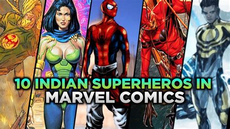 Top 10 Indian Superheros In Marvel Comics Movie Aadhar Youtube