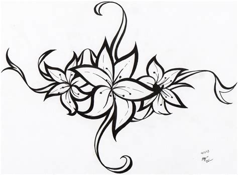 Tattoo Tribal Flower