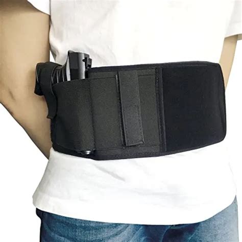 Adjustable Tactical Elastic Concealed Belly Band Waist Pistol Handgun