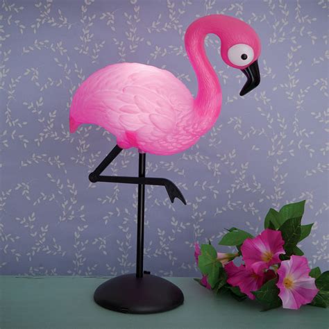 I had a floor lamp that i never used and that ended up being the base for this project. Pink Flamingo LED Decorative Lamp | Buy at Bits and Pieces