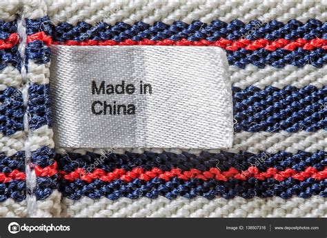 Made In China Label — Stock Photo © Boggy22 138507316