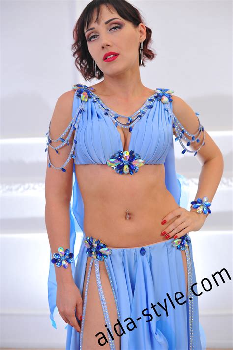 Cloudy Belly Dance Costume In Greek Style Aida Style