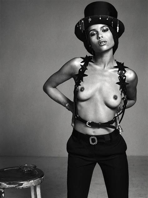 actress zoe kravitz nudes for magazine scandal planet