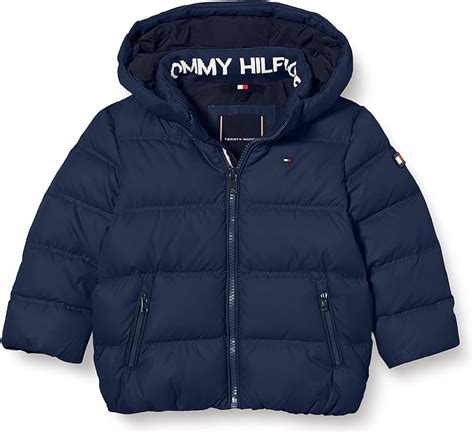 Tommy Hilfiger Essential Down Jacket Garçon Amazonfr Vêtements Et