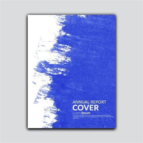 Water Color Annual Report Cover in 2020 | Annual report covers, Annual report, Report cover