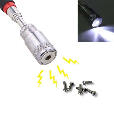Led Magnetic Telescopic Pen Extendable Telescopic Flexible Led Torch Magnetic Pick Up Tool