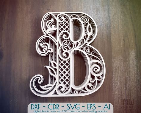 Alphabet Letter Svg Initial Svg Zentangle Svg Mandala Svg - kulturaupice