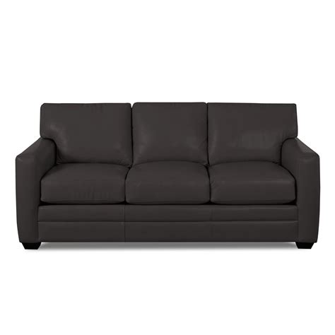 10 best sleeper sofa wayfairs of october 2020. Wayfair Custom Upholstery Jennifer Leather Sleeper Sofa ...