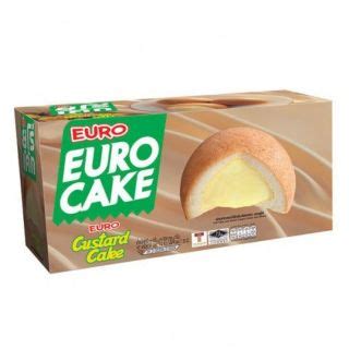Review ขนมปัง ยูโร คัสตาร์ดเค้ก ขนม euro custard cake (ยูโร คัสตาร์ด เค้ก) กินมาเป็น 10 ปีแล้ว. Euro Cake ยูโร่ พัฟเค้ก สอดไส้ครีม คัสตาร์ด ขนาด 17/18กรัม ...