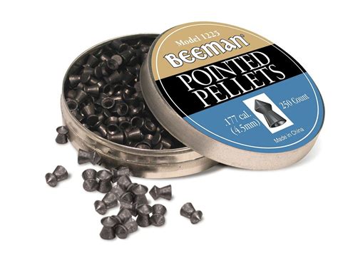 Beeman 177 Cal Pointed Lead Pellets Tin Of 250 1225 Go Outdoor Gear