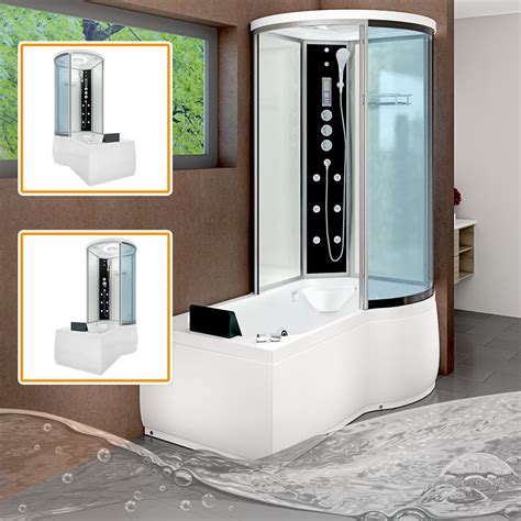 Wer sich im badezimmer richtig entspannen. AcquaVapore DTP8055 WS Duschkabine in 170 x 98cm