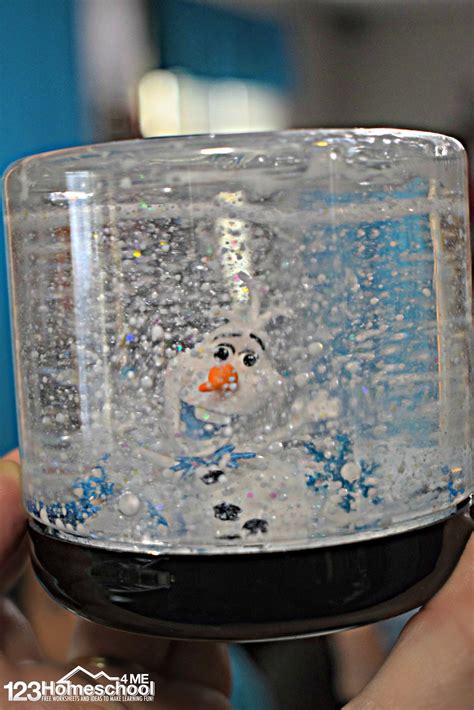 Diy Snow Globe Easy Snow Globe Craft For Kids