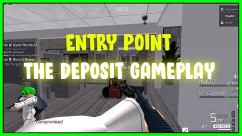 Roblox Entry Point The Deposit Gameplay First Time Playing Entry