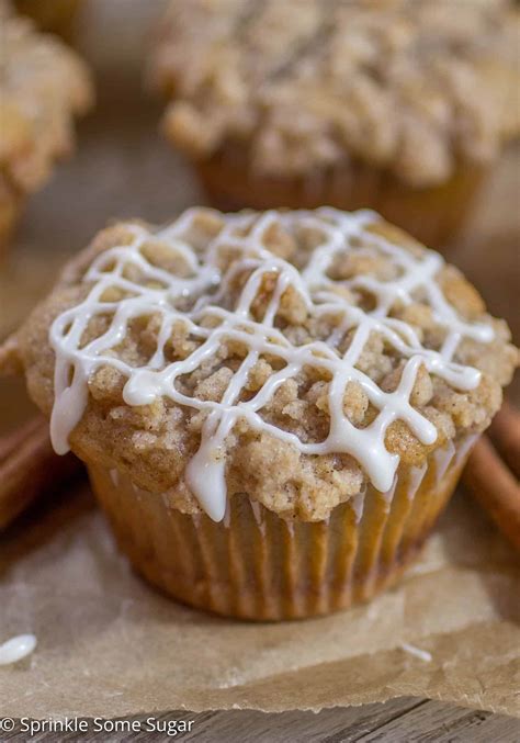 Coffee Cake Muffins With Cinnamon Swirl