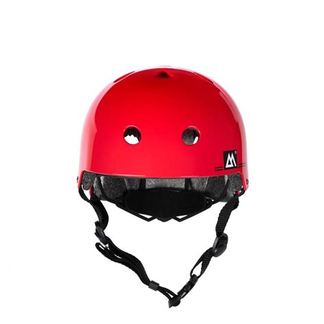 Kids Skate Helmet Gloss Red Magneto Boards