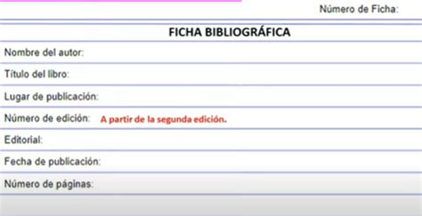 Ficha Bibliográfica Qué Es Características En 2023 Ejemplos Y Fichas