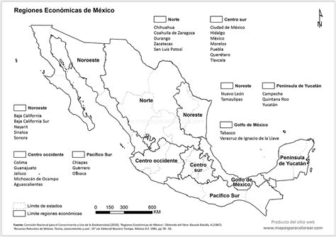 Image Gallery Of Las Regiones Naturales De Mexico Para Colorear Mapa