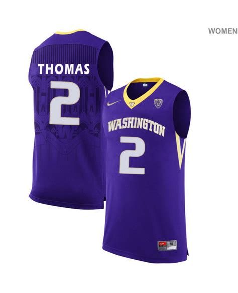 Womens Nike Washington Huskies 2 Isaiah Thomas Authentic Purple Jersey
