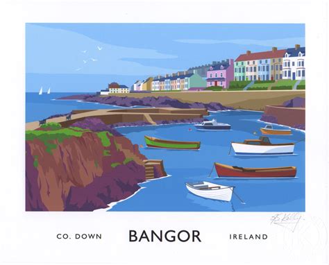 James Kelly Irish Prints, Ulster, BANGOR (The Long Hole) – Treasure