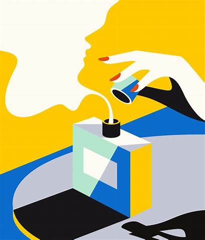 Malika Favre Illustrations Chemistry Pop Vogue Graphic