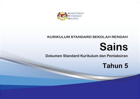 Buku Teks Sains Tahun 5 Semakan 2017  Buku Teks Sains Tahun 5 Semakan