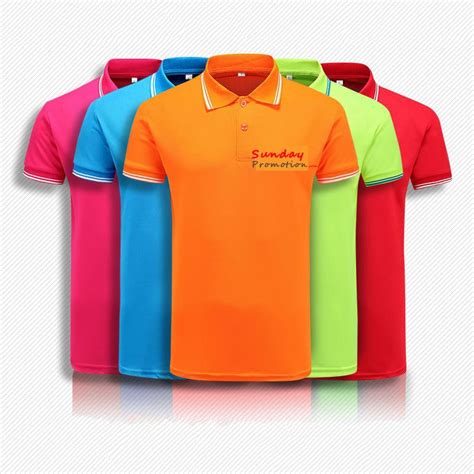 this is a logo print custom promotional polo shirts 7 7 oz ice cotton